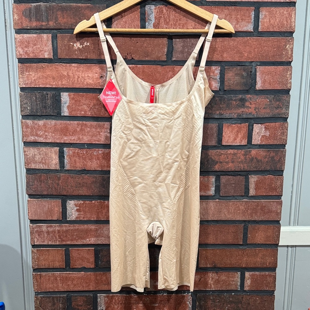 Spanx Open-Bust Mid-Thigh Bodysuit